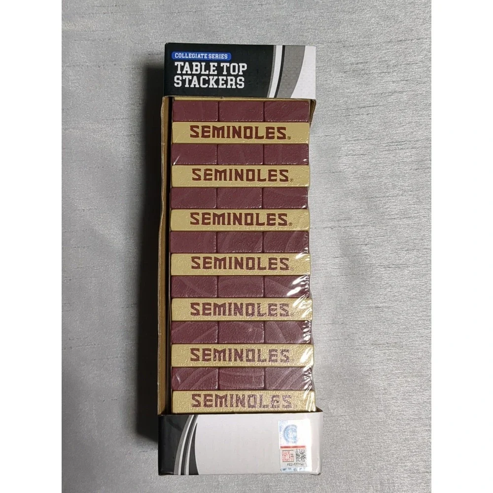 FSU Seminoles Table Top Stackers Block Game NEW‎